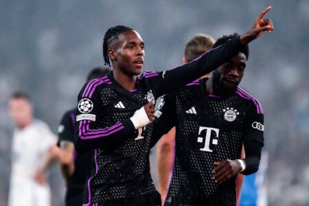 Pemain Bayern Munchen Merayakan Kemenagan