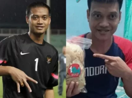 Kisah Kurnia Meiga: Dari Penjaga Gawang Tangguh hingga Jualan Keripik Emping
