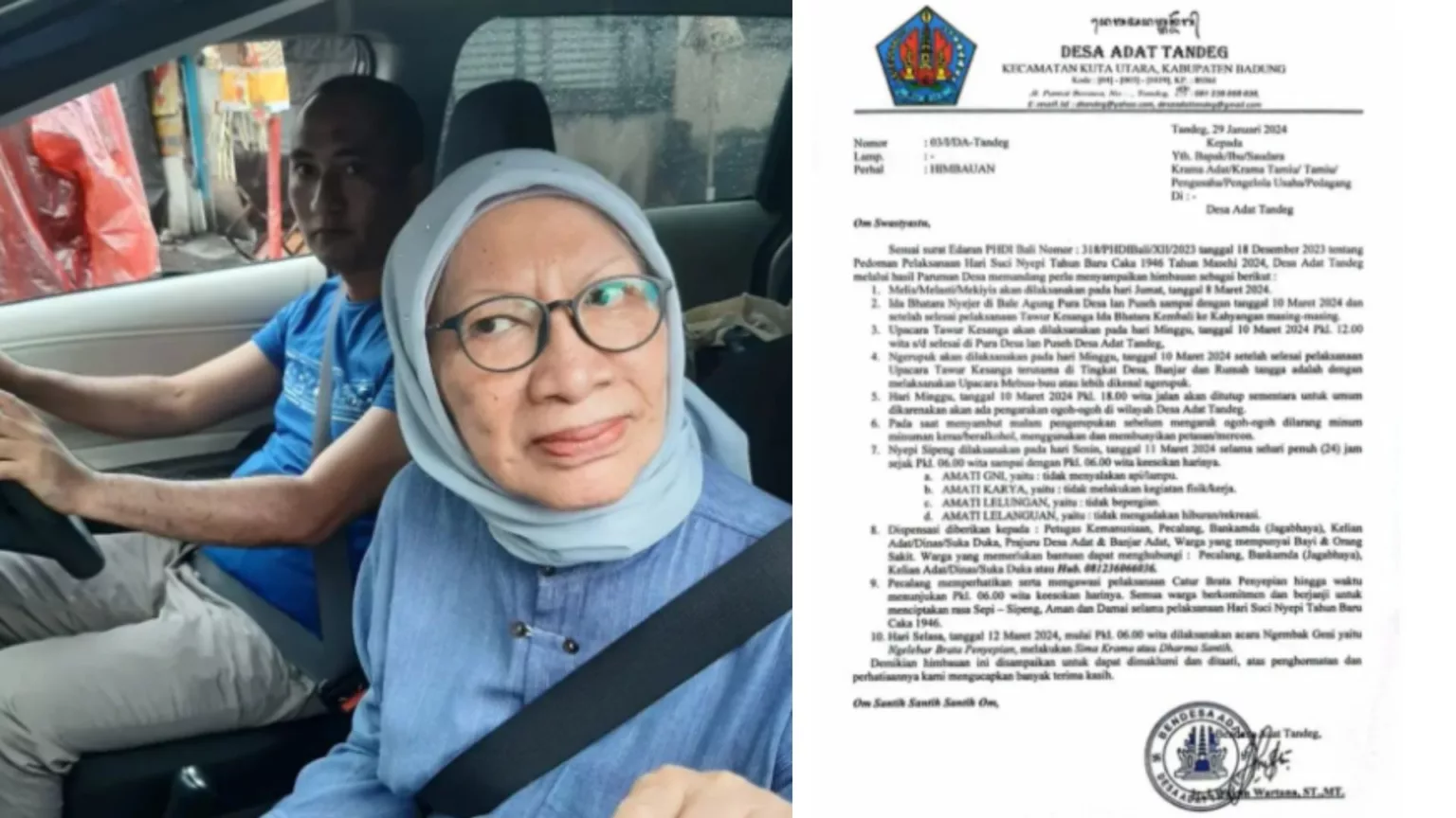 Viral Ratna Sarumpaet Keluar Rumah saat Nyepi di Bali, Kena Tegur Pecalang