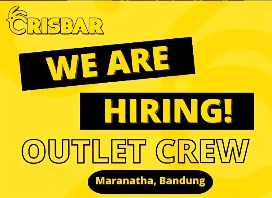 MULAI BESOK! Crisbar Bandung Buka Loker untuk Fresh Graduate SMA dan SMK, Ini Jadwal Walk In Interviewnya