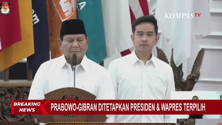 Pidato Perdana Prabowo usai Ditetapkan Sebagai Calon Presiden Terpilih 2024 oleh KPU, Sindir Anies dan Ganjar?