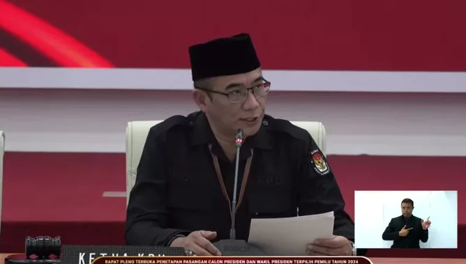 Tok! KPU Tetapkan Prabowo Gibran Jadi Calon Presiden dan Cawapres Terpilih di Pilpres 2024-2029