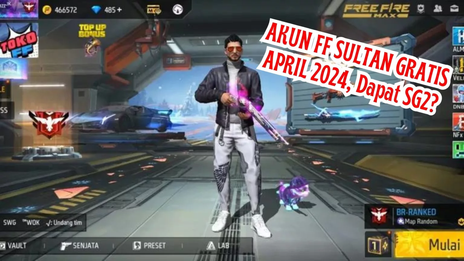 Jangan Lewatkan! 10 Akun FF Sultan Gratis Hari Ini 16 April 2024: Skin SG2 dan Diamond Berlimpah!