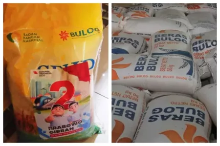Penduduk Miskin Turun, Kok Anggaran Bansos Naik ? beras_bulog