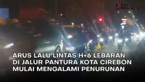 Volume Kendaraan Arus Balik Lebaran Jalur Pantura Via Kota Cirebon Menurun aRUS baLIK