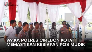 Wakapolres Cirebon Cek Pembangunan Pos Mudik 2024