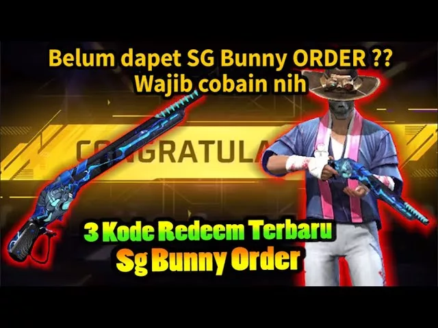 Free Fire Kode REDEEM FF Update Hari Ini 4 April 2024, Dapatkan SG2 Bunny Windah dan JKT48