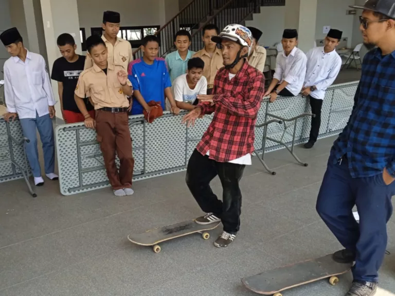 atlet skateboard