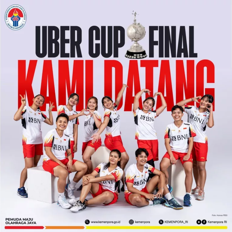 Hasil Final Badminton Uber Cup 2024 Indonesia vs China, Gregoria dan Siti Fadia Ribka Sugiarto Kalah