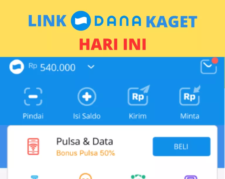 Link Saldo DANA Kaget Klaim hingga Rp500.000 GRATIS Terbaru 5 Mei 2024