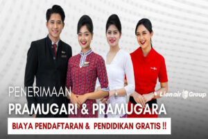 Langsung Interview! Lion Air Group Buka Loker Tamatan SMA dan SMK Jadi Pramugari