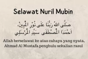 Lirik Lagu Sholawat Nuril Mubin Bahasa Arab, Latin, dan Terjemahan Indonesia Lirik Lagu Sholawat Nuril Mubin Bahasa Arab, Latin, dan Terjemahan Indonesia