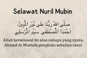 Lirik Lagu Sholawat Nuril Mubin Bahasa Arab, Latin, dan Terjemahan Indonesia
