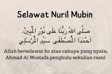 Lirik Lagu Sholawat Nuril Mubin Bahasa Arab, Latin, dan Terjemahan Indonesia