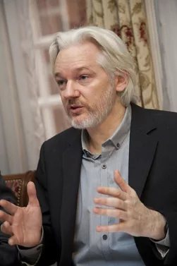 Julian Assange pada 2014