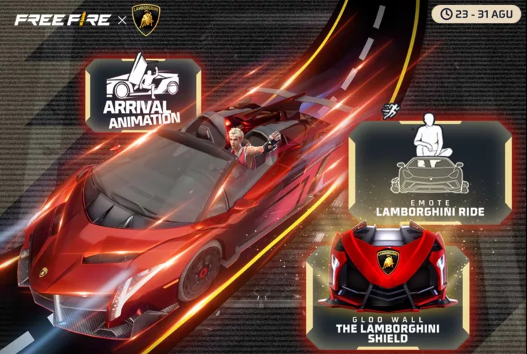 Tips dan trik FF Cara Spin Mobil Lamborghini Event Luck Royale Free Fire (Facebook/Garena Free Fire)