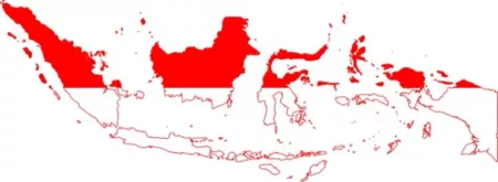 Dari Barat sampai ke Timur Map of Indonesia