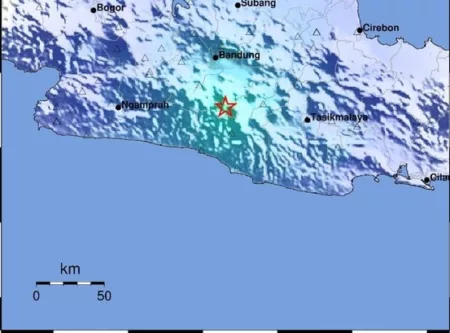 Gempa Magnitude 4,9 di Garut, BMKG: Berasal dari Zona Intraplate Indo-Australia Gempa bumi magnitudo 4,9 di Garut