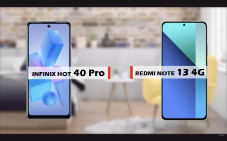Infinix Hot 40 Pro 4G vs Redmi Note 13 4G: Harga Sama, Pilih yang Mana? Infinix Hot 40 Pro vs Redmi Note 13 4G (Youtube/reviewFira)