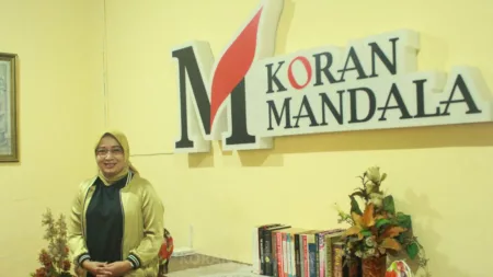Media Visit Calon Wakil Walikota Bandung, Yena Iskandar Masoem ke Kantor KoranMandala.com Calon Wakil Walikota Bandung, Yena Ma'soem