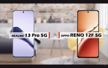 Perbandingan Realme 13 Pro 5G vs Oppo Reno 12F 5G: Cek Spesifikasi dan Harganya! Performa dan fitur Realme 13 Pro 5G dan Oppo Reno 12F 5G (Youtube/reviewFira)