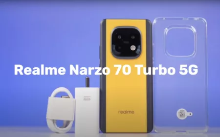 Realme Narzo 70 Turbo 5G Resmi Rilis: Desain Gagah, Performa Mewah Realme Narzo 70 Turbo 5G, Spesifikasi, Performa, dan Fitur (Youtube/Gadget Me)