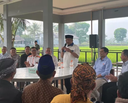Kampanye Perdana ASIH Sapa Tokoh Masyarakat Kabupaten Bandung Ahmad Syaikhu saat bersilaturahmi dengan tokoh-tokoh di Kabupaten Bandung