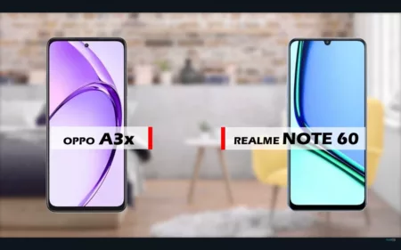 Perbandingan Smartphone Oppo A3x vs Realme Note 60 Perbandingan Spesifikasi dan Performa Smartphone Oppo A3x vs Realme Note 60 (Youtube/reviewFira)