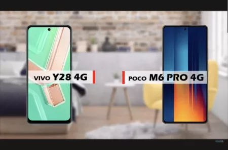 Perbandingan spesifikasi dan performa Smartphone Vivo Y28 4G vs Poco M6 Pro 4G. (Youtube/reviewFira)