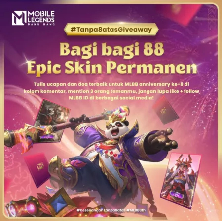 Kode Redeem ML Terbaru Beserta Cara Klaimnnya, Dapatkan Skin Hero Epic Permanen Hari Ini Senin, 14 Oktober 2024 Kode Redeem ML Terbaru Skin Epic