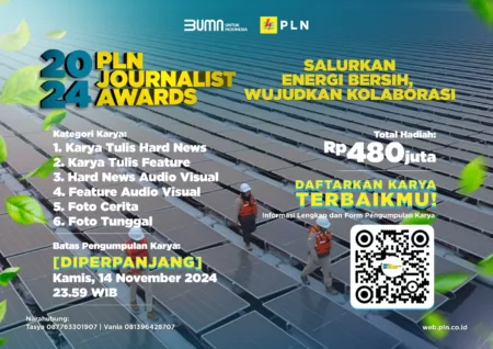 Banjir Peminat, Waktu Pendaftaran PLN Journalist Award 2024 Diperpanjang Hingga 14 November 2024 Banjir Peminat, Waktu Pendaftaran PLN Journalist Award 2024 Diperpanjang Hingga 14 November 2024