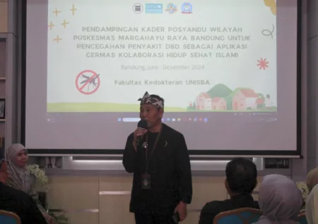 Atasi Penyebaran DBD, FK Unisba dan Puskesmas Margahayu Raya Adakan Pelatihan Kader dbd