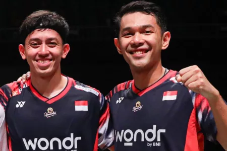 Hasil Kumamoto Masters Japan 2024: Fajar/Rian Juara Kalahkan Pasangan Tuan Rumah Faja/ Rian juara Kumamoto Masters Japan 2024