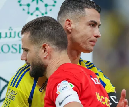 Reuni Real Madrid: Ronaldo Bertemu Nacho di Al-Nassr vs Al-Qadisiyah ronaldo nacho