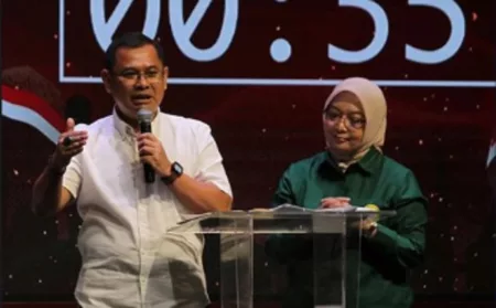 Suasana Debat Pilwalkot Bandung, Paslon Arfi-Yena Tampil Prima? Begini Kata Penonton Suasana Debat Pilwalkot Bandung, Paslon Arfi-Yena Tampil Prima? Begini Kata Penonton
