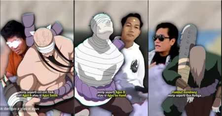 Viral! 3 Gus yang Ramai di Medsos Mirip dengan Summon Monster di Anime Naruto 3 Gus yang mirip summon monster di anime Naruto