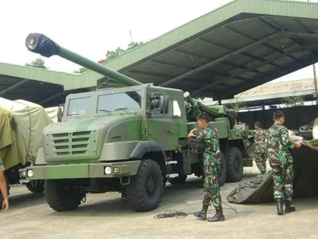 Mobilitas dan Presisi: Meriam CAESAR Andalan TNI AD Jaga Wilayah RI Mobilitas dan Presisi: Meriam CAESAR Andalan TNI AD Jaga Wilayah RI