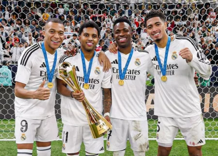 Real Madrid Angkat Trofi Interkontinental, Kalahkan Pachuca 3-0 “Akhir Sempurna 2024 yang Tak Terlupakan” real madrid