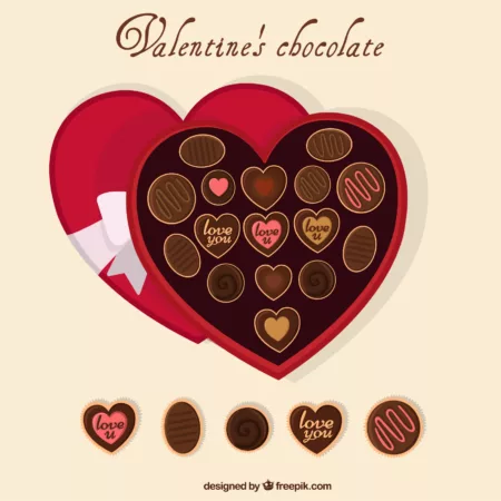 Inilah Alasan Kenapa Coklat Selalu Jadi Hadiah Valentine Day! Ilustrasi Hadiah Coklat Valentine. (Freepik)