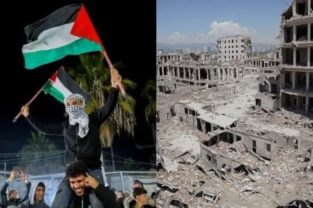 Antusiasme Warga Menyambut Gencatan Senjata di Gaza Antusiasme Warga Menyambut Gencatan Senjata di Gaza