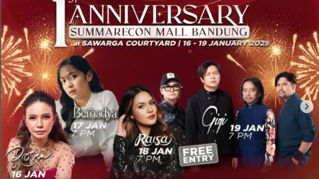 Raisa dan Rossa Live ‘1st Anniversary’ Summarecon Mall Bandung! Raisa, Rossa Summarecon Mall Bandung (IG/summareconmall.bandung)