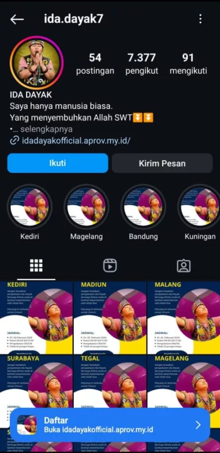 Anwar: Waspada Hoaks dan Modus Penipuan Digital Atas Nama Ida Dayak Penipuan Ida Dayak