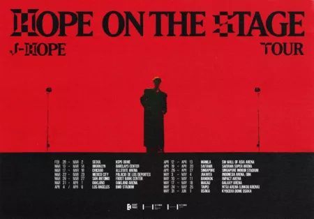 j-hope BTS Mengumumkan World Tour Solo Pertamanya. Indonesia Termasuk dalam Daftar Tour? Poster HOPE ON THE STAGE j-hope Solo World Tour