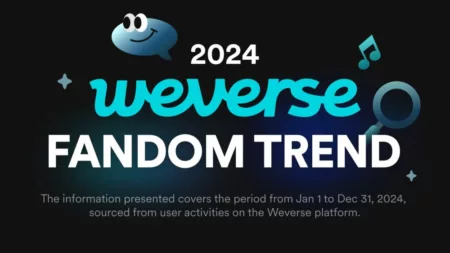 Weverse Terbitkan Laporan Tren Fandom Mancanegara. Ini Hasilnya! Tren Fandom Weverse 2024. (Weverse)