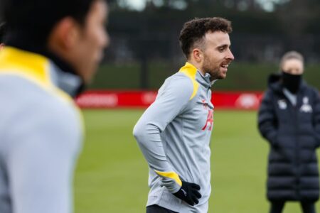 Liverpool Bersiap Hadapi Ipswich Town di Anfield Diogo Jota