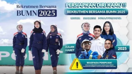 Rekrutmen Bersama BUMN Segera Dibuka! Begini Cara Daftar Berikut Tahapan Seleksi dan Persyaratannya Rekrutmen BUMN Segera Dibuka! Begini Cara Daftar Berikut Tahapan Seleksi dan Persyaratannya