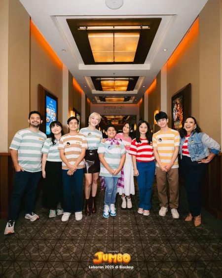 Film Animasi ‘JUMBO’ Karya Visinema Siap Tayang Lebaran 2025 Potret Pengisi Suara Film ‘Jumbo’ Di Press Conference (@jumbofilm_id)