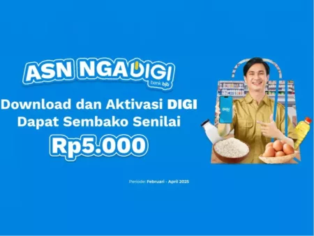 Promo Spesial Bank BJB, Sembako Rp.5.000 bagi ASN yang Unduh DIGI asn-digi