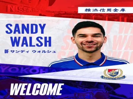 Sandy Walsh Resmi Gabung Yokohama F. Marinos Sandy Walsh resmi bergabung dengan Yokohama F. Marinos