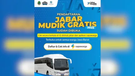 Pemprov Jabar Sediakan Program Mudik Gratis 1.827 Kursi Berangkat 27 Maret 2025, Begini Cara Daftarnya Pemprov Jabar Sediakan Program Mudik Gratis 1.827 Kursi Berangkat 27 Maret 2025, Begini Cara Daftarnya